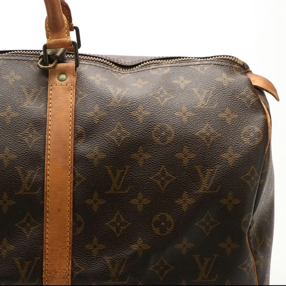 Louis Vuitton LV50 Keepall Monogram Tote Travel Duffle Bag - Picture 6 of 11